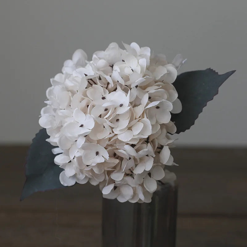 Retro Autumn Hydrangea Bouquet Artificial Flowers Room Home Decoration DIY Wedding Floral Arrangement Party Supplies Photo Props