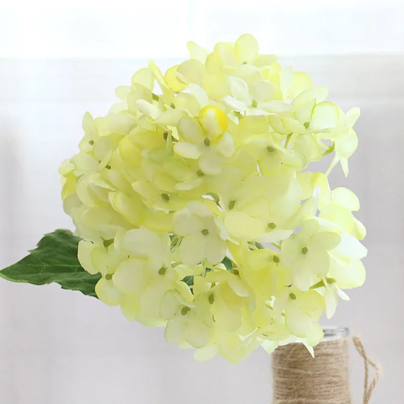 Retro Autumn Hydrangea Bouquet Artificial Flowers Room Home Decoration DIY Wedding Floral Arrangement Party Supplies Photo Props