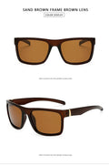 WarBLade Sport Sunglasses Polarized Men Women Brand Designer Driving Fishing Polarized Sun Glasses Black Frame Gafas De Sol 1820
