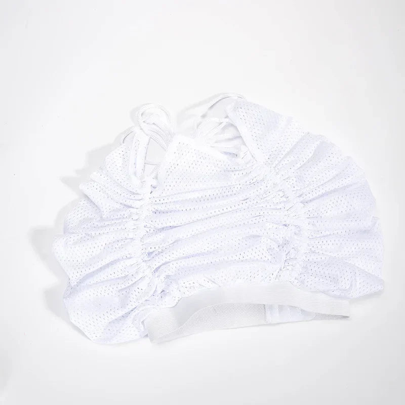 Net Plopping Cap for Drying Curly Hair Adjustable Net Plopping Bonnet Quick Drying Hair Towel Bath Hats Net Plopping Cap