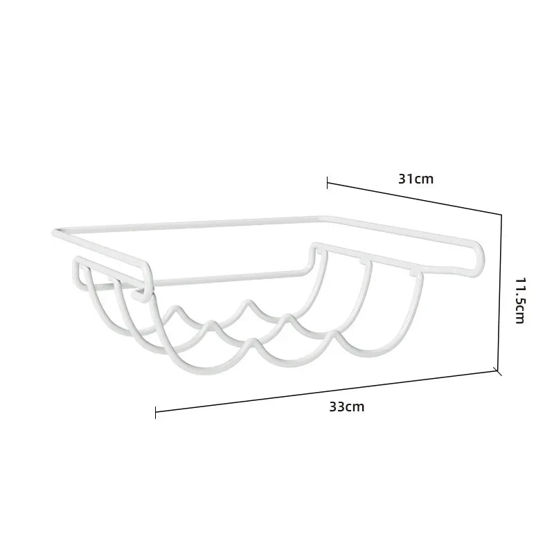 Creative Refrigerator Beer Bottle Organizer Rack - Wine Display Shelf with Holder Hook for Home Kitchen Storage and Organization