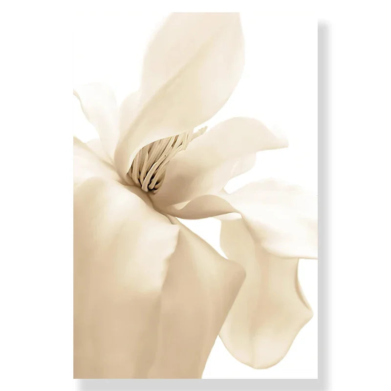 Nordic Modern Art Picture Canvas Painting Wall Art Golden Leaf Beach Scenery Poster and Print for Home Decor Living Room Design