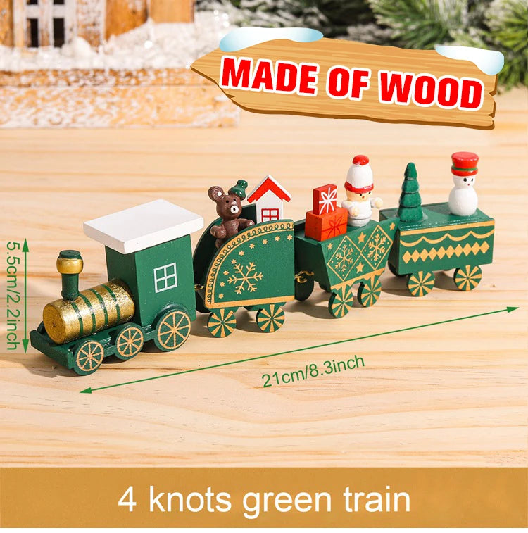 Christmas Train Merry Christmas Decorations For Home 2025 Cristmas Ornament Xmas Navidad Noel Gifts Happy New Year 2026 Gifts