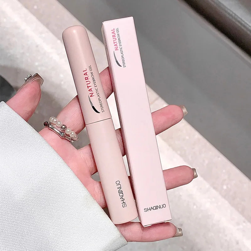 SHAQINUO Natural 3D Brow Gel - Waterproof, Sweat-Resistant, and Film-Forming for Wild, Shaped Brows