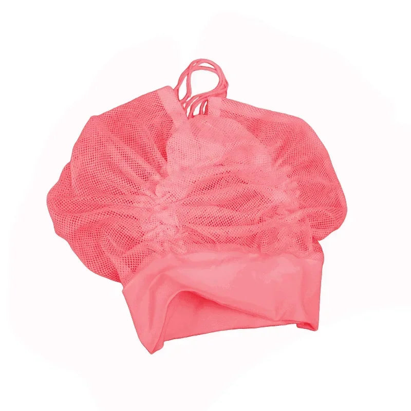 Net Plopping Cap for Drying Curly Hair Adjustable Net Plopping Bonnet Quick Drying Hair Towel Bath Hats Net Plopping Cap