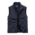 Men Outdoor Cargo Vests 8XL New Summer Thin Mesh Breathable Waistcoats Fishing Sleeveless Jackets Male Sportswear Casual Vests