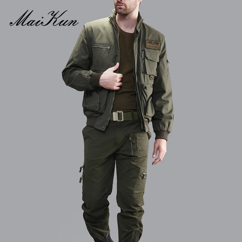 Maikun Nylon Belts For Men Army Tactical Men's Belt Double Rappelling Buckle