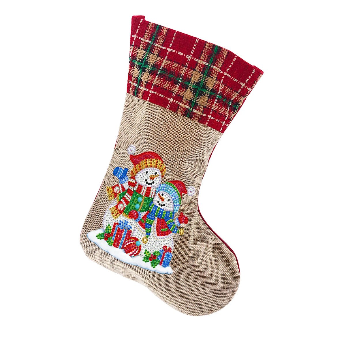 Diamond Painting DIY Christmas Stockings Handiwork Sticking Drills Christmas Candy Bags Gift