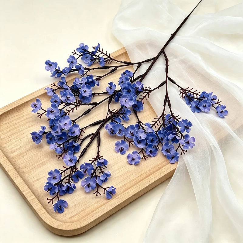 HMEOT Romantic Red Babysbreath Flower Branch Wedding Bridal Hand Bouquet Accessories Banquet Photo Home Table Decor Props H3910