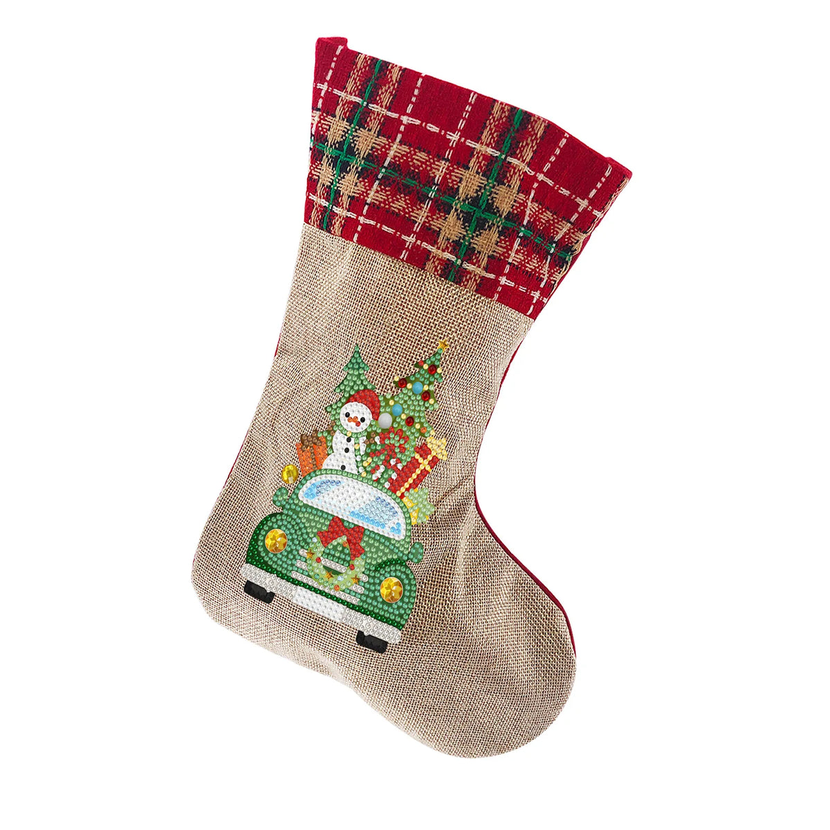 Diamond Painting DIY Christmas Stockings Handiwork Sticking Drills Christmas Candy Bags Gift