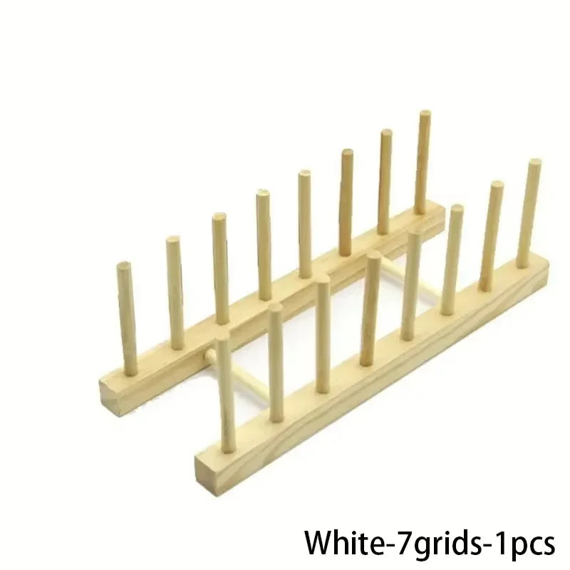 Multi Functional Storage Rack Kitchen Storage Mechanism Tableware Drainage Wooden Tableware Drying Rack Kitchen Accessories
