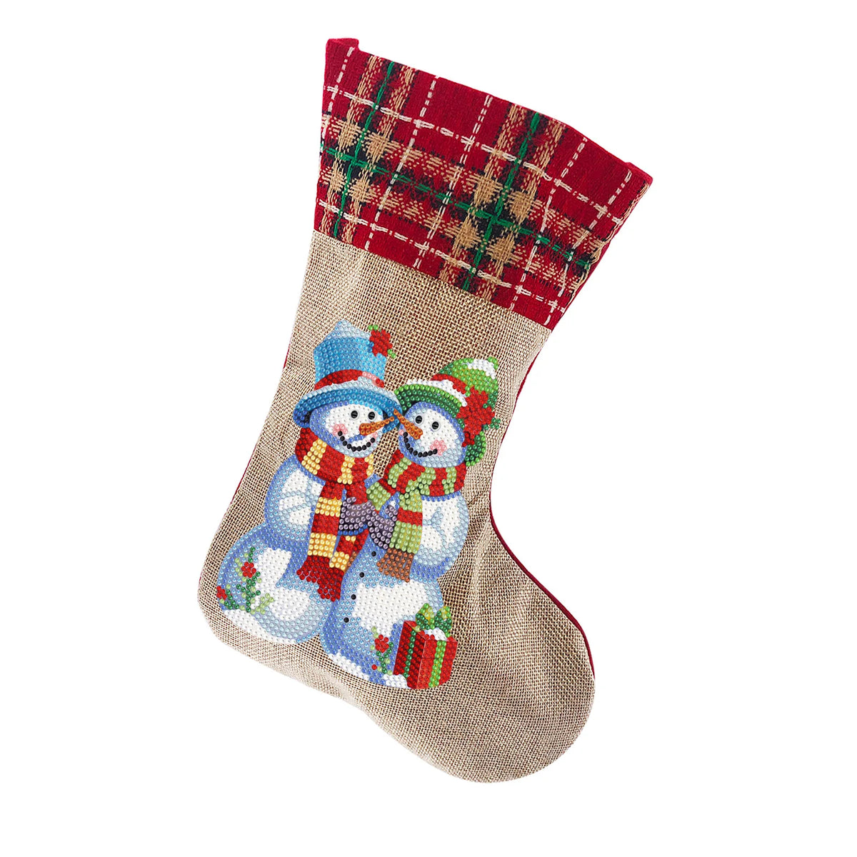 Diamond Painting DIY Christmas Stockings Handiwork Sticking Drills Christmas Candy Bags Gift