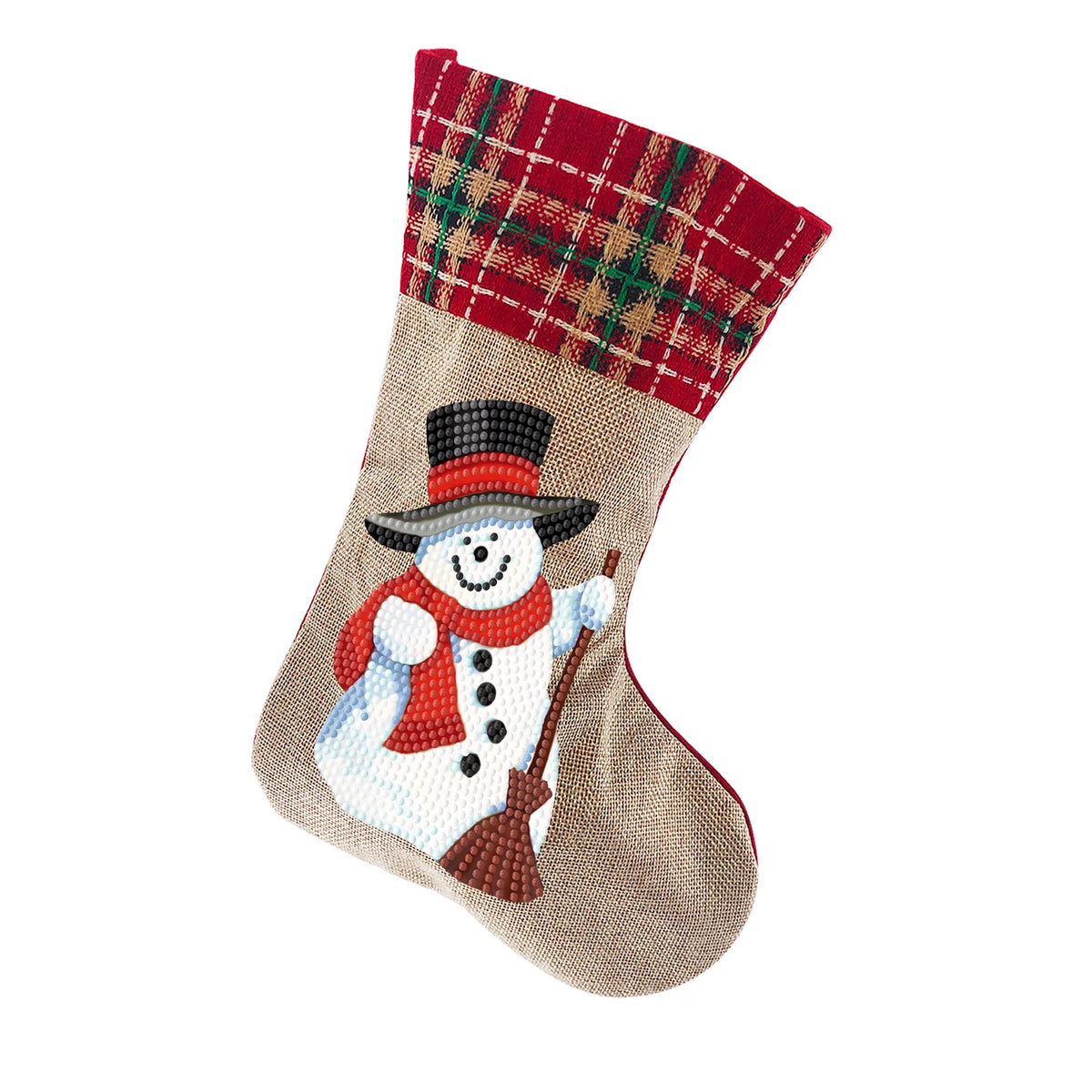 Diamond Painting DIY Christmas Stockings Handiwork Sticking Drills Christmas Candy Bags Gift