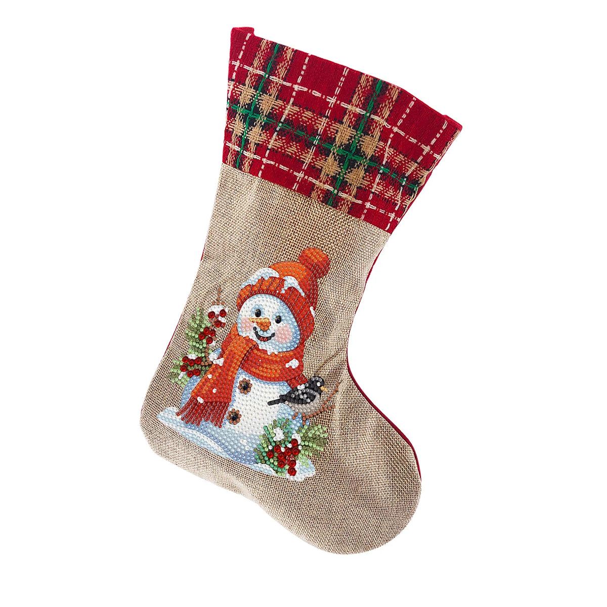Diamond Painting DIY Christmas Stockings Handiwork Sticking Drills Christmas Candy Bags Gift