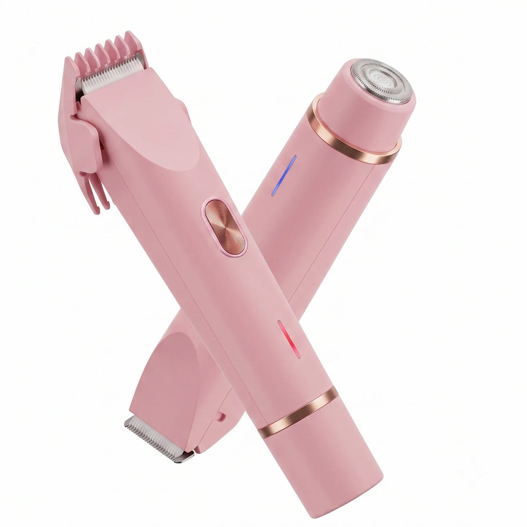 Electric Shaver for Woman Double Head Dual Purpose Female Razor Body Epilator Leg Underarm Bikini Electric Hair Remover Trimmer
