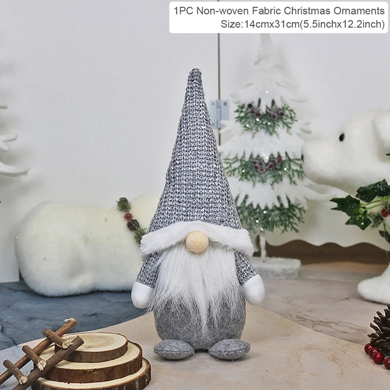 Christmas Doll Ornaments Merry Christmas Decorations For Home 2025 Xmas Decor Gifts Navidad Natal Noel New Year Decor 2026 Gifts
