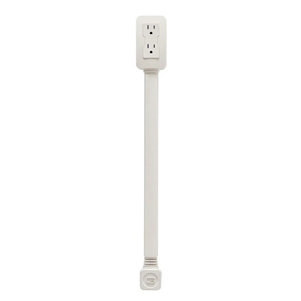 Power Socket Expander 2 Sockets 180° Rotation Stretchable Electrical Outlet Extender Power Socket Sofa Bedside Table Expander
