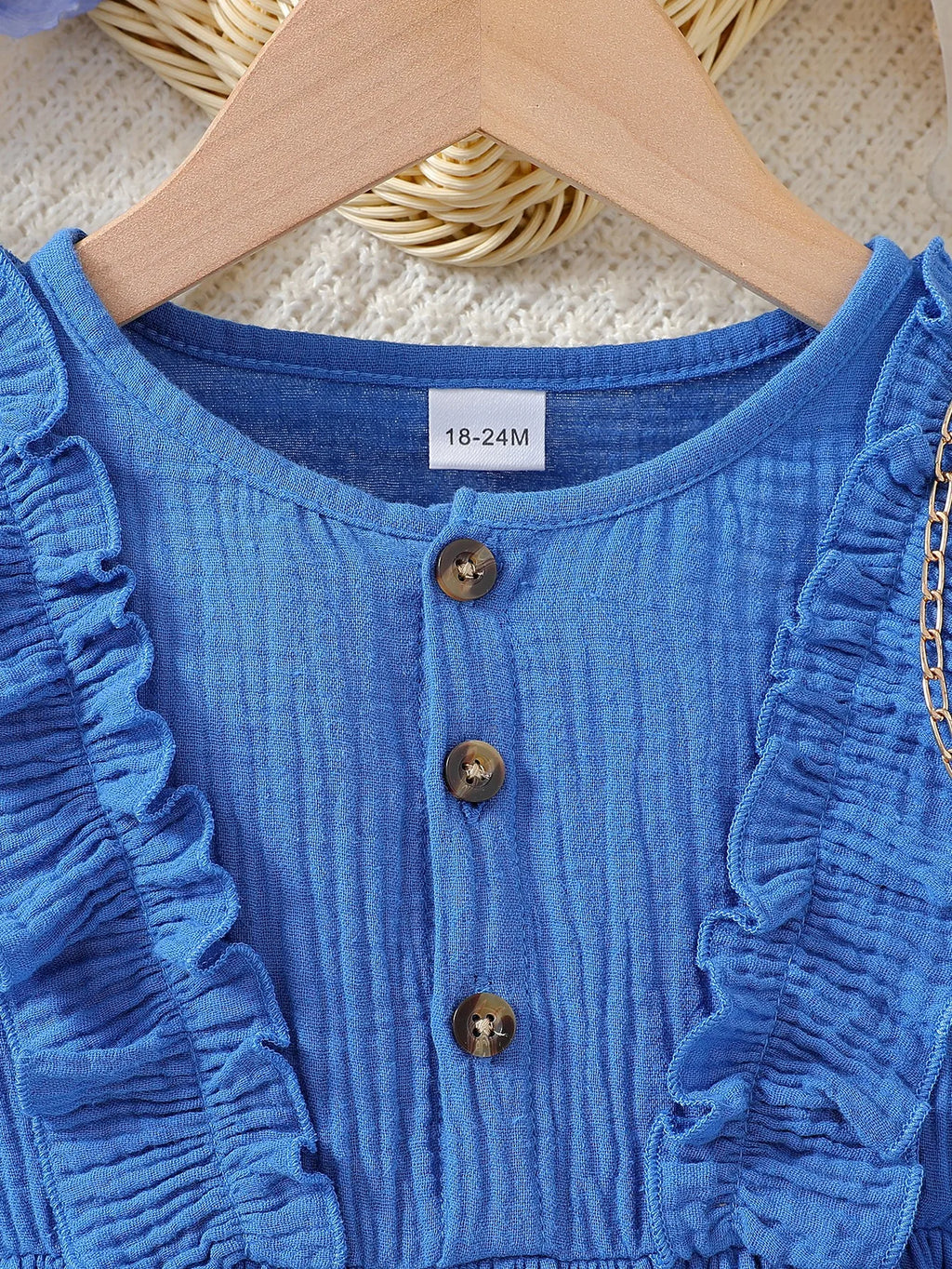 Children’s 2025 Summer New Arrival Girls’ Solid Color Long-Sleeved Casual Dress