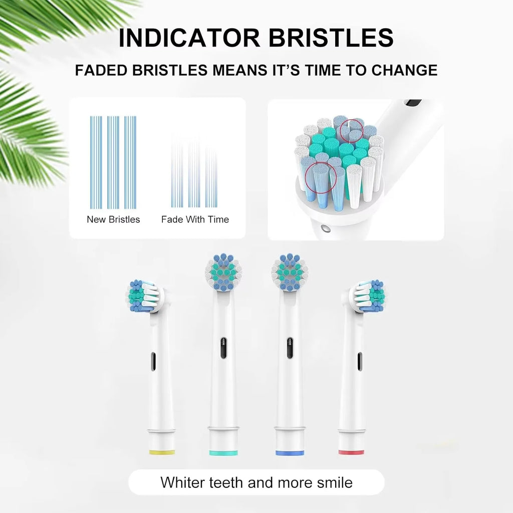 4/12/16/20 Pcs Electric Toothbrush Replacement Brush Heads Compatible with Oral-B Braun Professional - Soft Bristles Dental Care