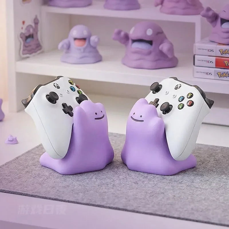 Hot Ditto Cute Game Controller Stand Universal Gamepad Holder For Ps5 Xbox Switch Desktop Organizer Decor Gift For Game Fans