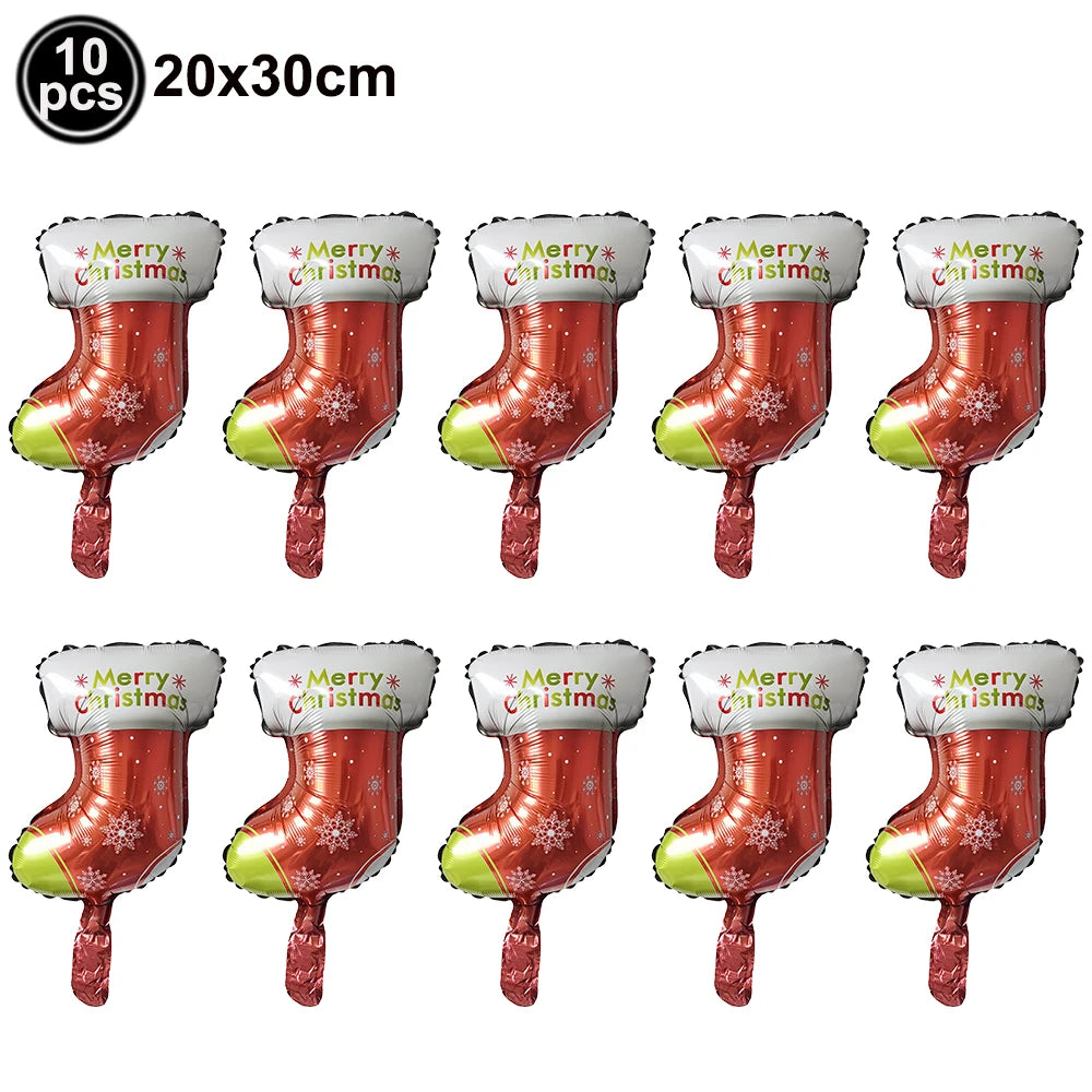 Christmas Indoor Decor Hormel Party Balloon Large Standing Street Light Santa Claus Snowman Balloon Xmas Christmas Balloon