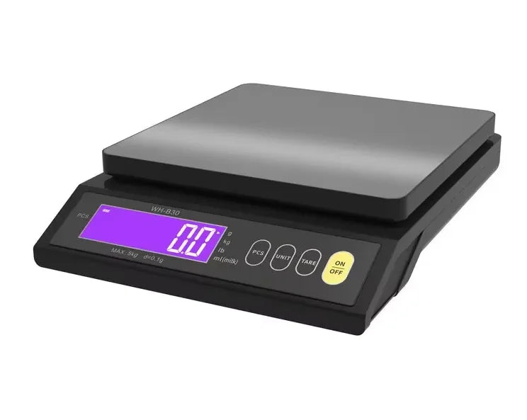 Digital Scale Electronic Kitchen Scale Waterproof LCD Home Food Snack 5kg/0.1g 10kg/1g Stainless Steel Measuring Weighing Tool