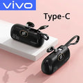 VIVO 500000mAh Mini Power Bank Fast Charging Portable Charger 22.5W Lighting Type-c for iPhone Huawei Emergency External Battery