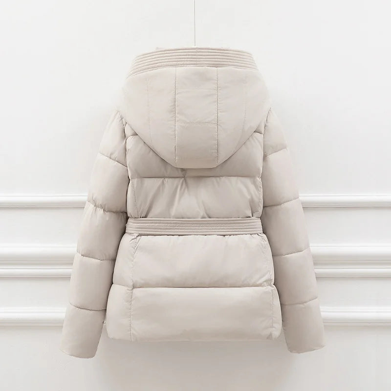 High Quality  2025 Winter New Fashion Down Cotton Parkas Jacket Women Loose Korean Casual Thicken Warm Ladies Overcoat