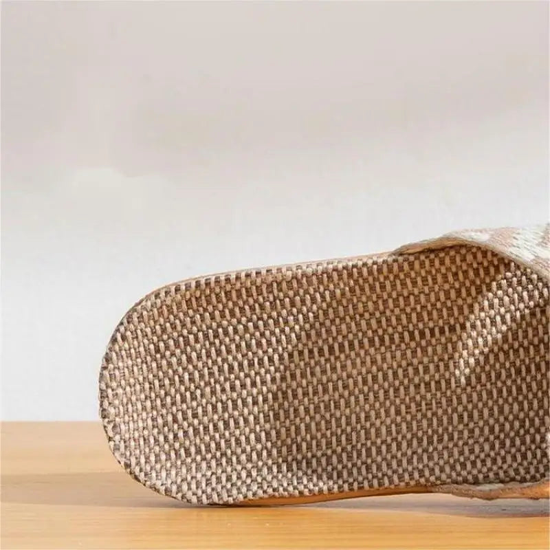 Home Slippers for Spring, Autumn and Summer, Indoor Non-Slip Silent Floor Slippers