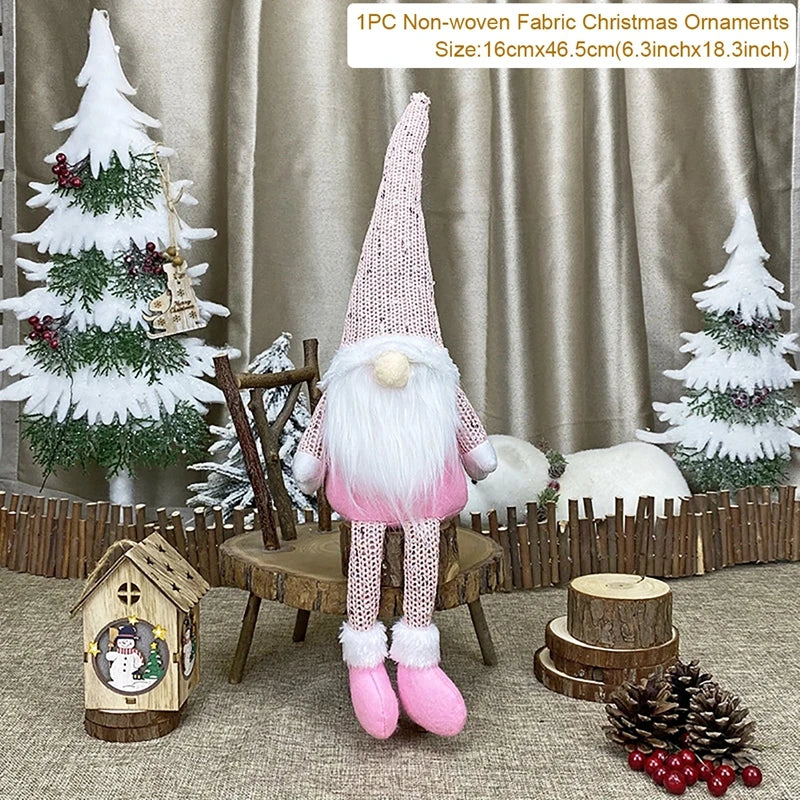 Christmas Doll Ornaments Merry Christmas Decorations For Home 2025 Xmas Decor Gifts Navidad Natal Noel New Year Decor 2026 Gifts