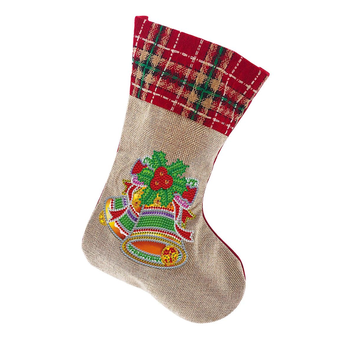 Diamond Painting DIY Christmas Stockings Handiwork Sticking Drills Christmas Candy Bags Gift