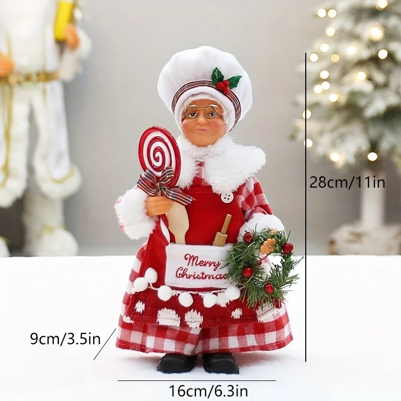 Christmas chef, home decoration, Christmas party decoration, birthday decoration, Christmas gift table decorations