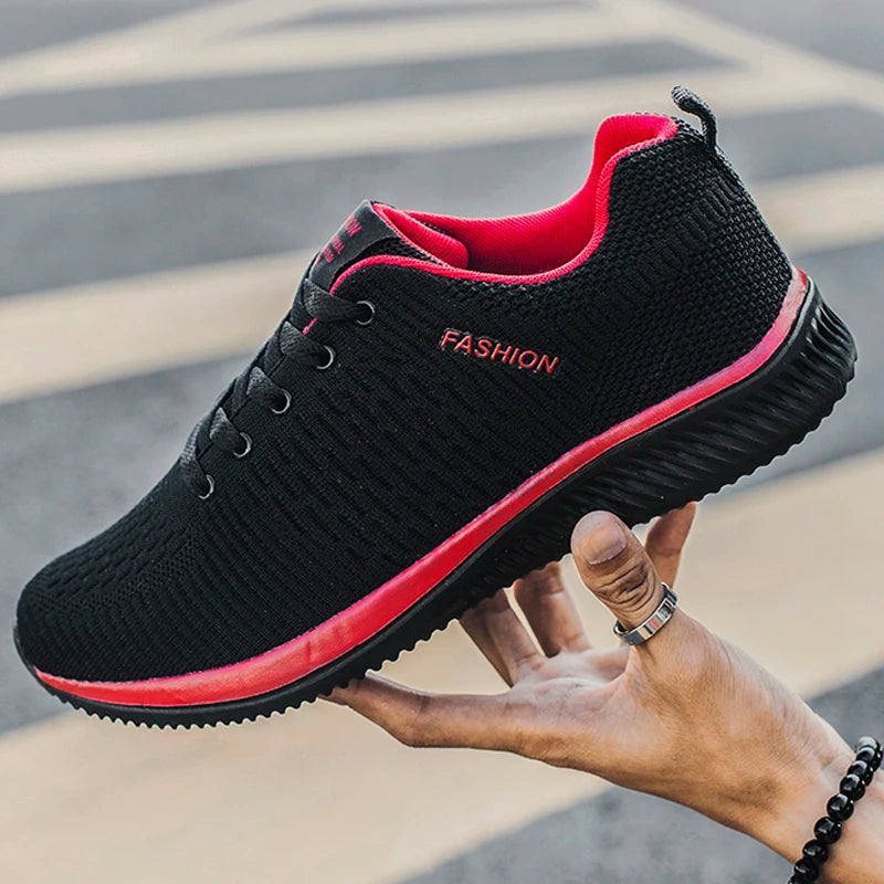 Men Running Spring Autumn Walking Loafers Fashion Casual Sports Shoes Breathable Light Men's Outdoor Shoes Plus Size38-48