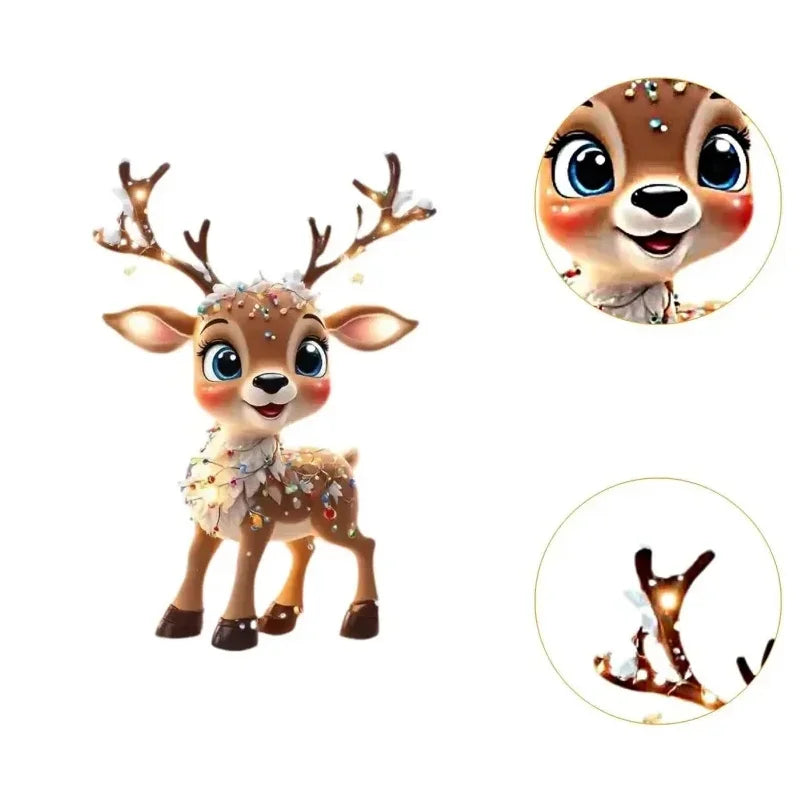 Christmas Decoration Deer Xmas Tree Elk Ornament Home Decor Reindeer Merry Christmas Gift Natal Navidad Noel New Year 2024