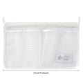 1PC Refrigerator Hanging Mesh Bag Double Compartment Storage Bag Fridge Side Door Organizer for Sauce Packet Kitchen Storage