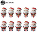 Christmas Indoor Decor Hormel Party Balloon Large Standing Street Light Santa Claus Snowman Balloon Xmas Christmas Balloon