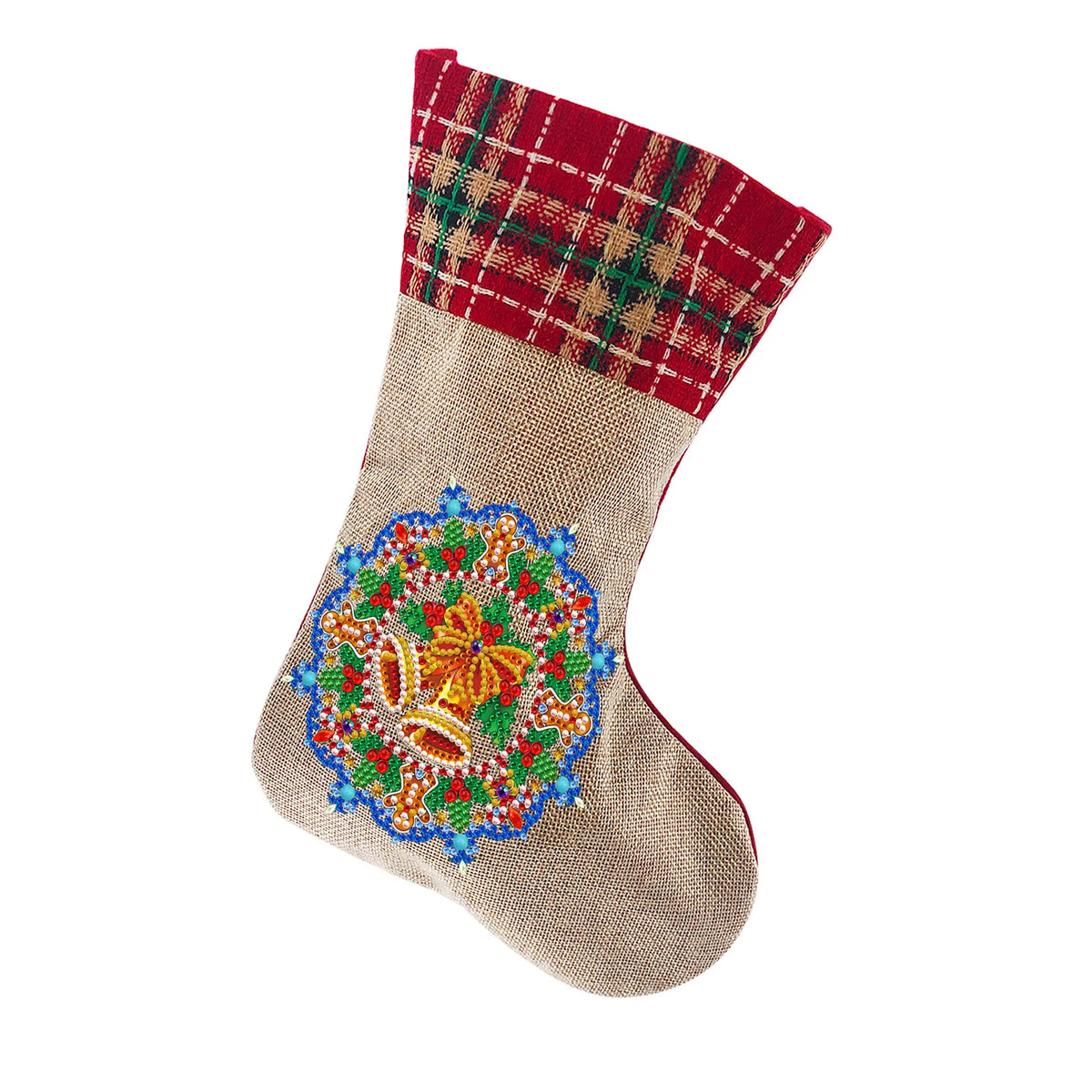 Diamond Painting DIY Christmas Stockings Handiwork Sticking Drills Christmas Candy Bags Gift