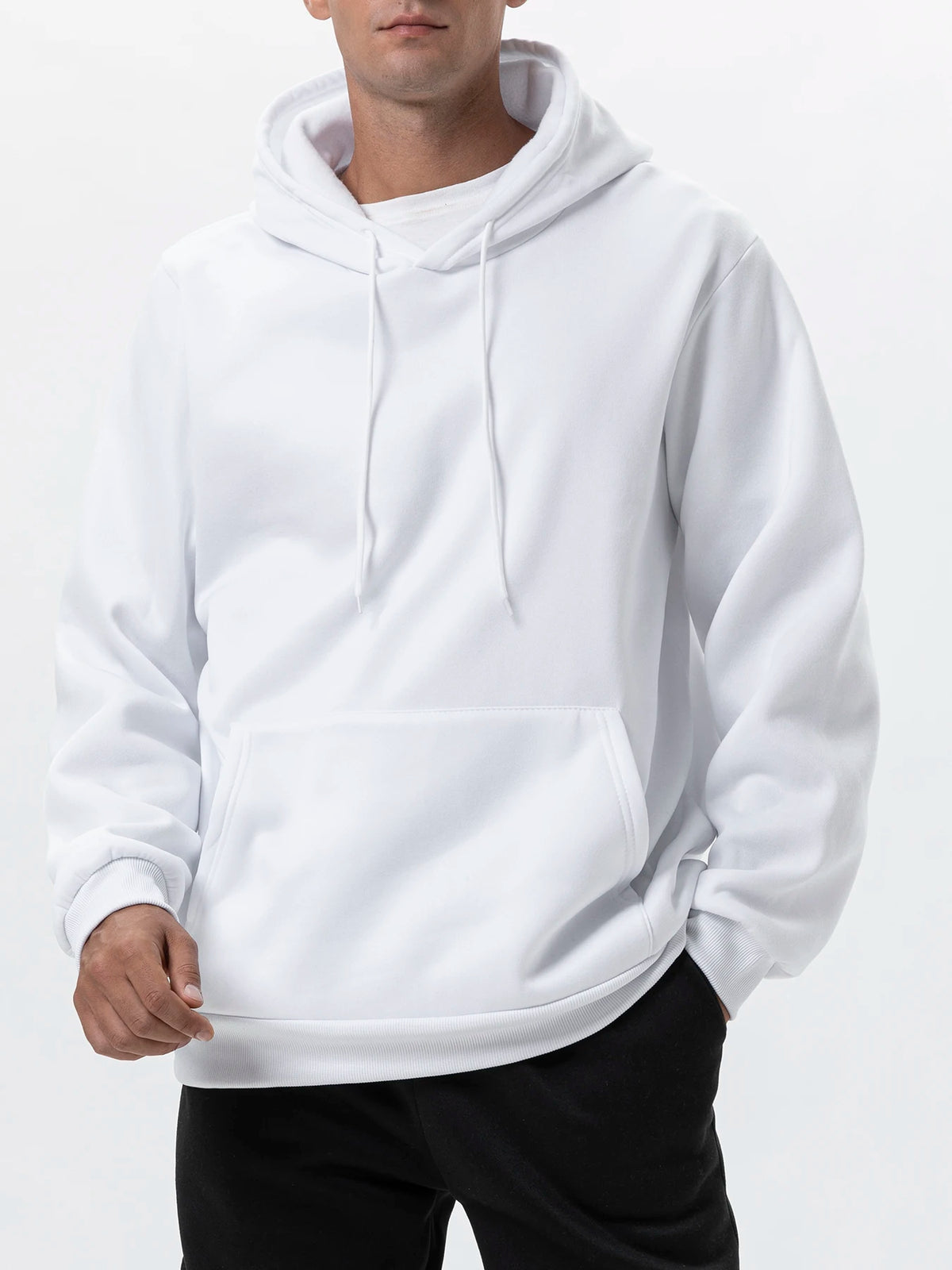 Men's Hoodies Women Pullover Spring Autumn Warm Casual Hoodie Sweatshirts Solid Color Hoodies Sweatshirt For Male