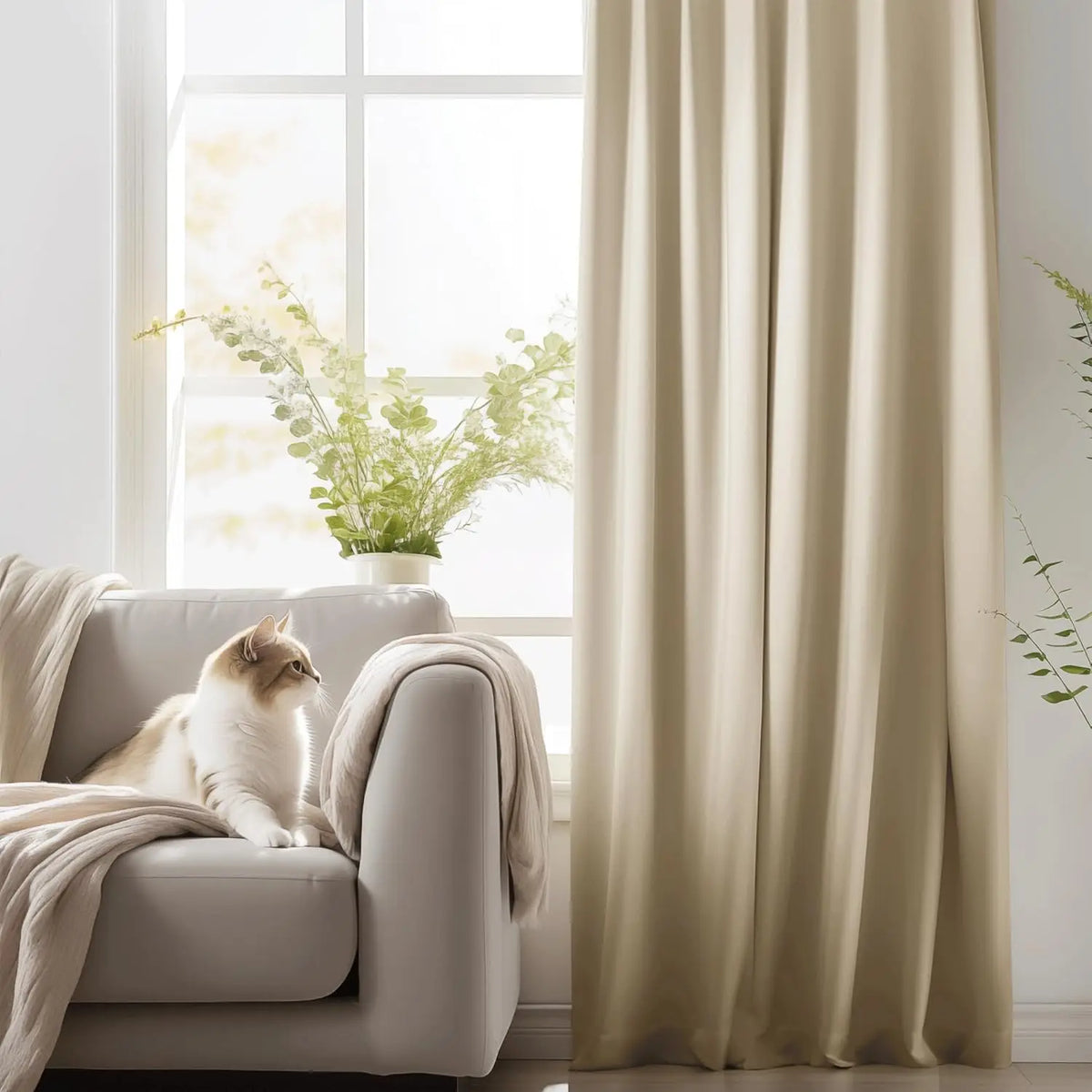 1pc or 2pc Blackout Curtains for Bedroom 84 Inch Long Thermal Insulation Noise Reduction Drapes Personalized Custom Curtains,