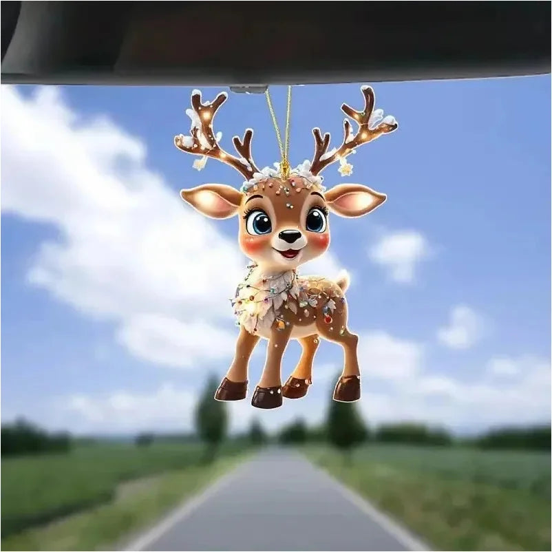 Christmas Decoration Deer Xmas Tree Elk Ornament Home Decor Reindeer Merry Christmas Gift Natal Navidad Noel New Year 2024