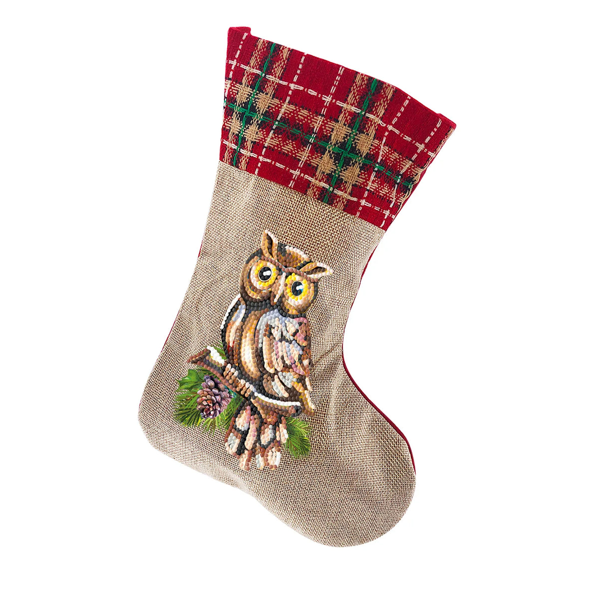 Diamond Painting DIY Christmas Stockings Handiwork Sticking Drills Christmas Candy Bags Gift