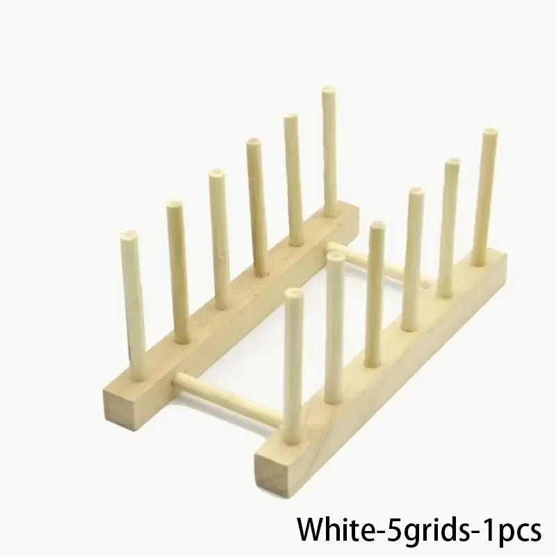 Multi Functional Storage Rack Kitchen Storage Mechanism Tableware Drainage Wooden Tableware Drying Rack Kitchen Accessories