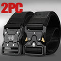 High quality tactical belt for men fashionable business trend outdoor sports canvas breathable and wear-resistant belt for men