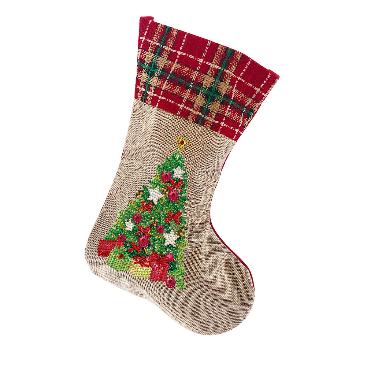 Diamond Painting DIY Christmas Stockings Handiwork Sticking Drills Christmas Candy Bags Gift