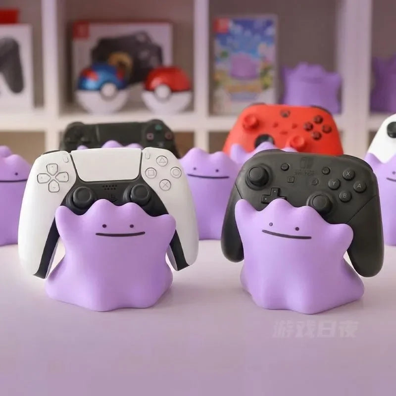 Hot Ditto Cute Game Controller Stand Universal Gamepad Holder For Ps5 Xbox Switch Desktop Organizer Decor Gift For Game Fans