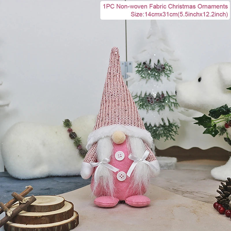 Christmas Doll Ornaments Merry Christmas Decorations For Home 2025 Xmas Decor Gifts Navidad Natal Noel New Year Decor 2026 Gifts