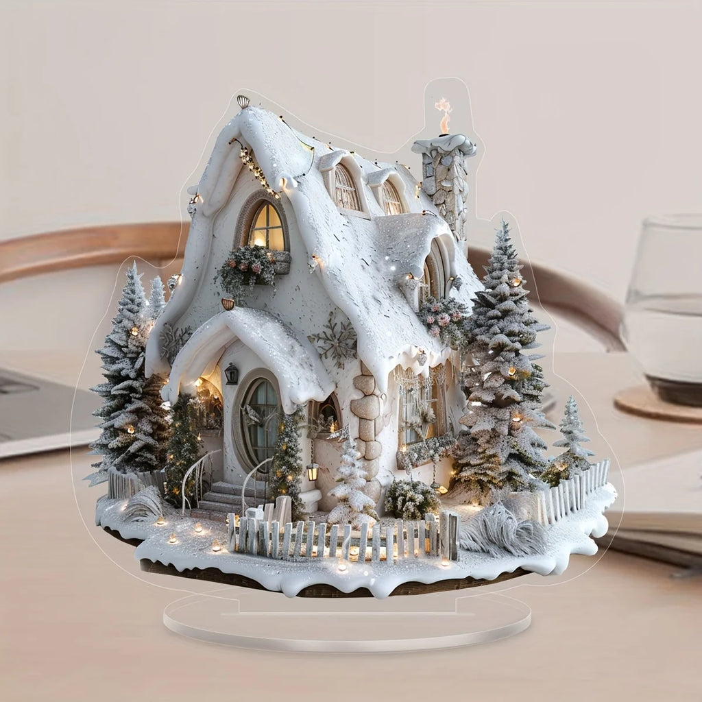 Christmas Style 2D Acrylic Festival Decoration Multi-Functional Desktop Decor 2026 New Year Home Office Bedroom Unique Gift